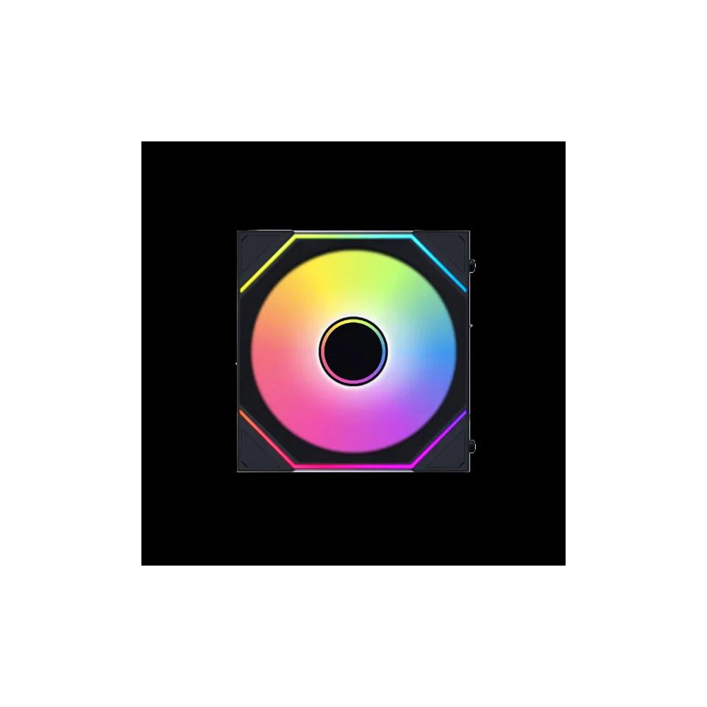 LIAN LI UNI FAN SL-INF WIRELESS Reversed Blade 120 мм обратный вентилятор - черный 3