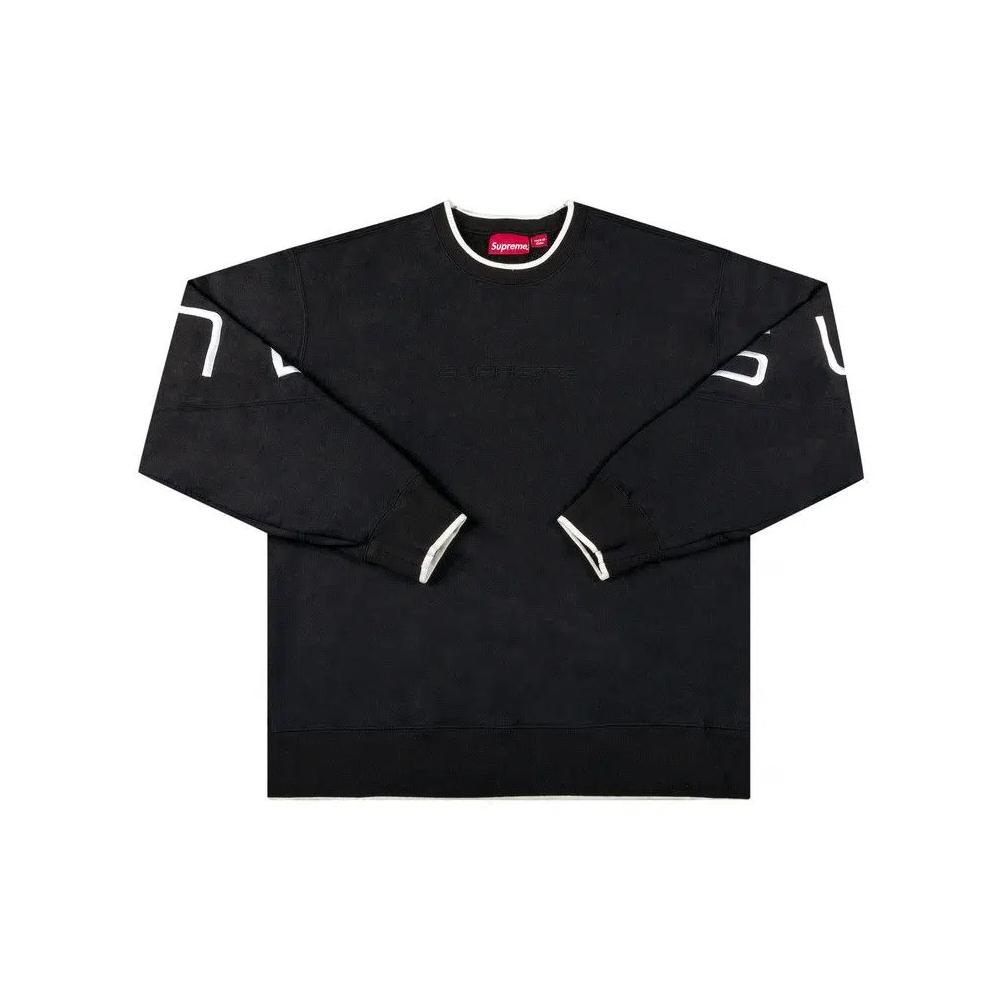 Свитшоты Supreme Stretch Crewneck 'Black' 1
