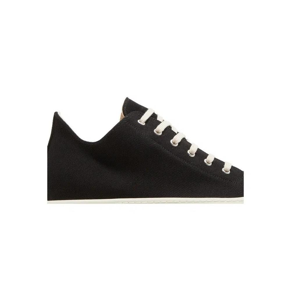 Кроссовки Rick Owens DRKSHDW Strobe Cotton Denim Low 'Black Milk' 2
