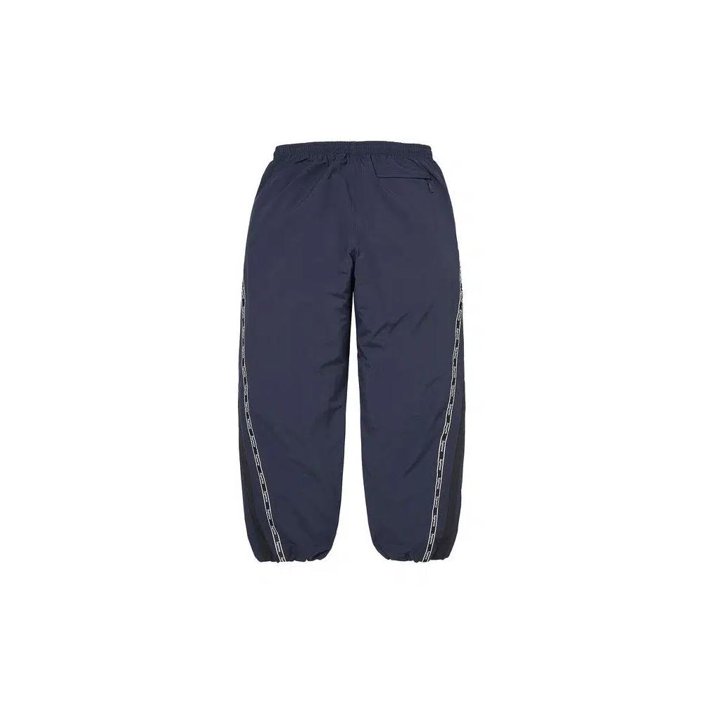 Спортивные штаны Supreme Logo Taping Track Pant 'Navy' 2
