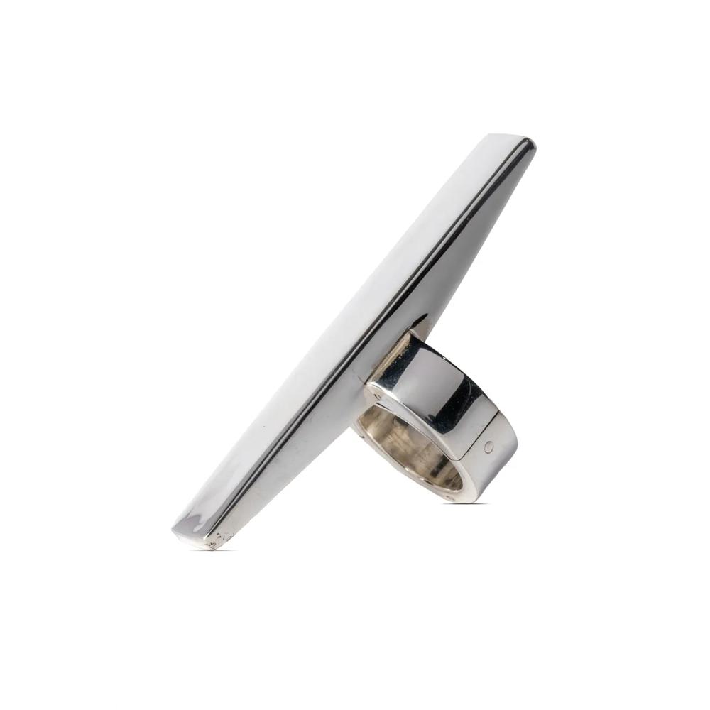 Серебряное кольцо Sistema Rotated Bridge 1