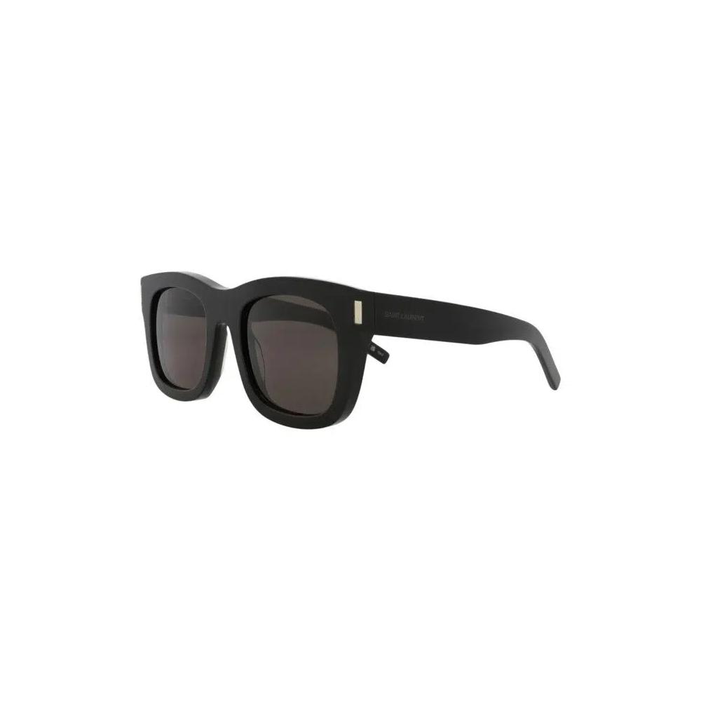 Saint Laurent Солнцезащитные очки Square Frame Recycled Acetate 'Черный' 2
