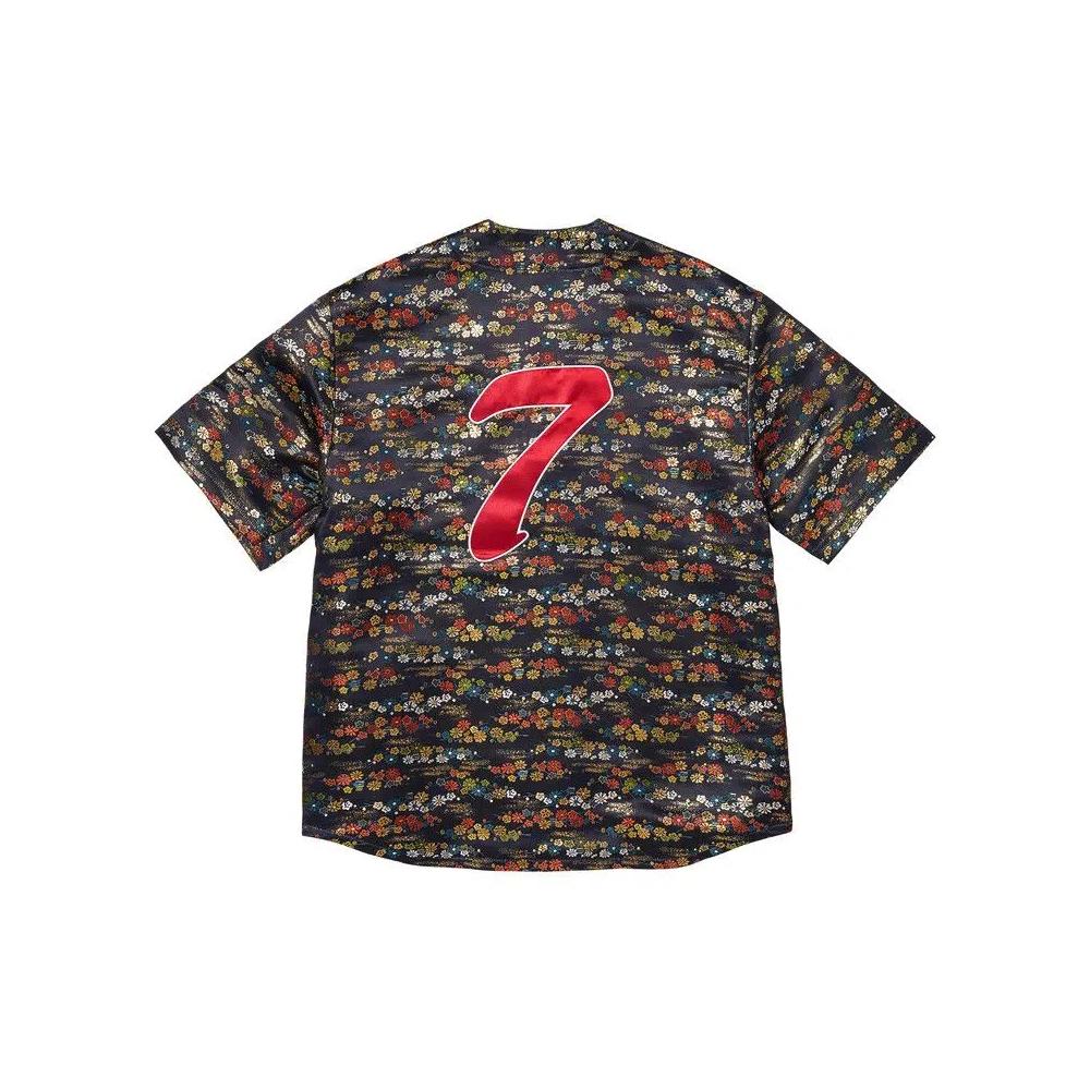 Джерси Supreme Floral Jacquard Jersey 'Navy' 2