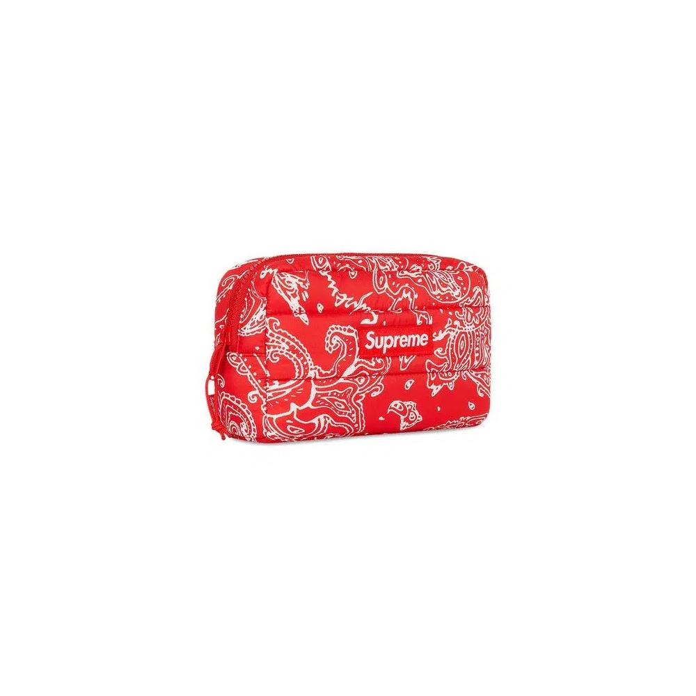 Мешочки Supreme Puffer Pouch 'Red Paisley' 1