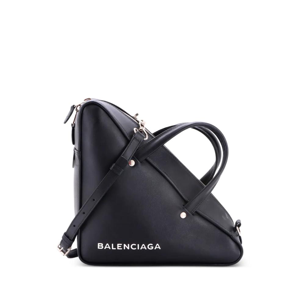 Маленькая сумка-сэтчел Triangle Duffle Bag Leather 1