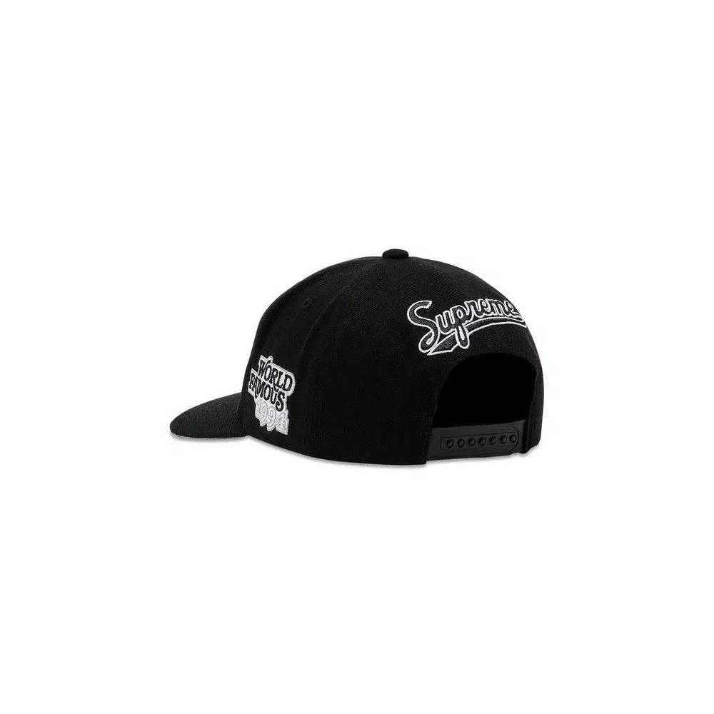Бейсболки Supreme World Famous S Logo 6-Panel 'Черный' 3