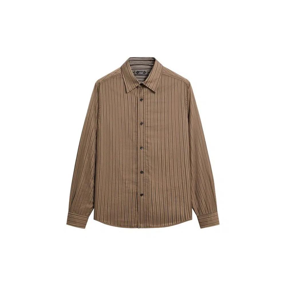 Рубашки и топы Kith Layered Stripe Georgie Shirt 'Gobi' 1