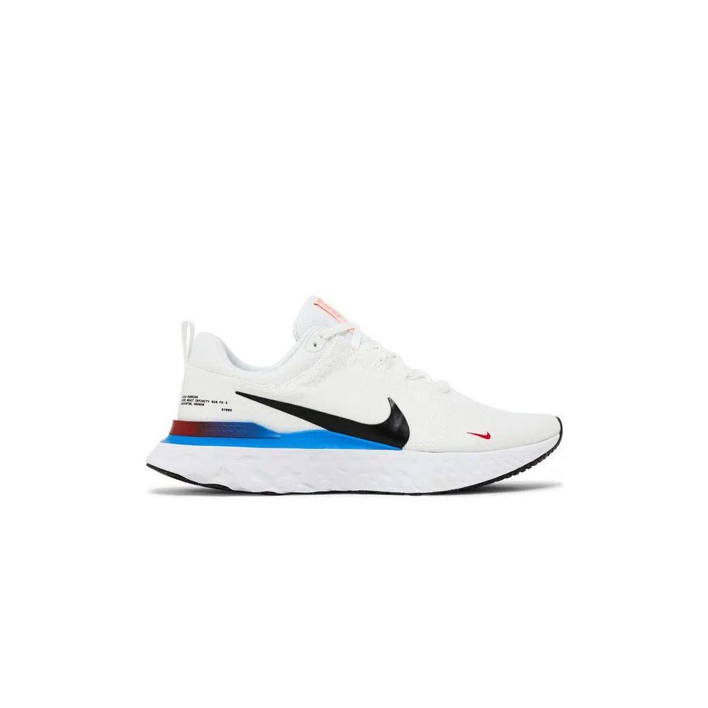 Кроссовки Nike React Infinity Run Flyknit 3 'White Photo Blue Red' 1