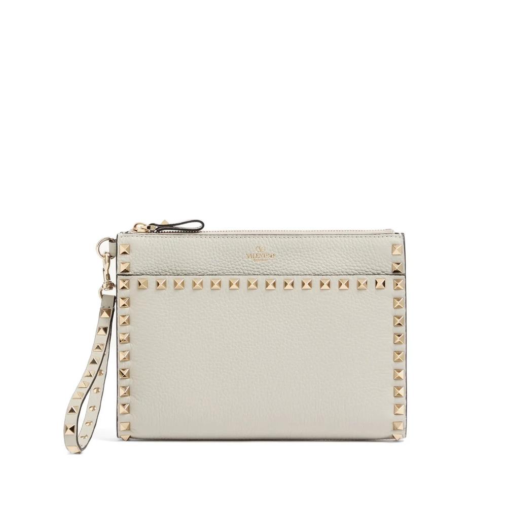 Клатч Rockstud из зернистой кожи 1