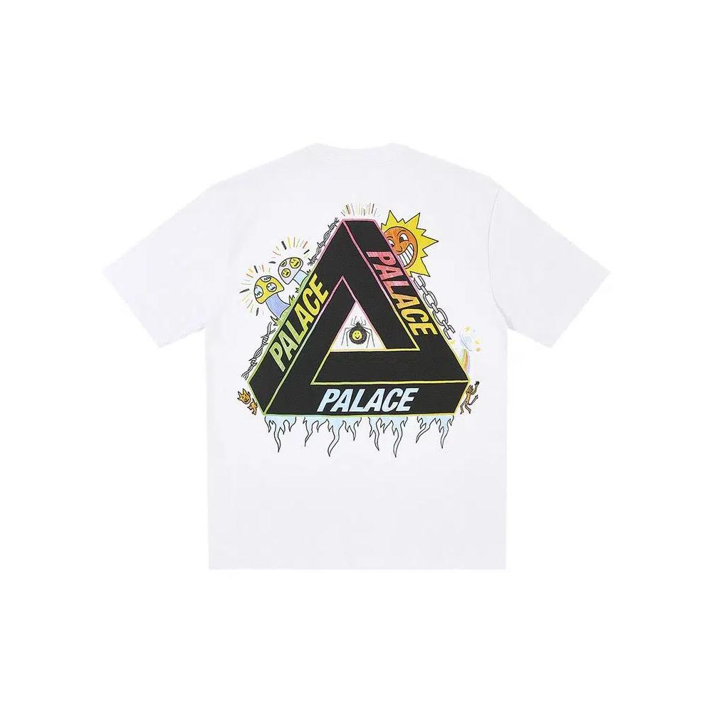 Футболки Palace Tri-Lottie T-Shirt 'White' 2
