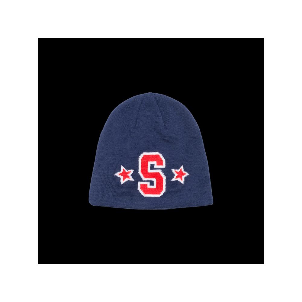 Шапки-бини Stussy Varsity S Skullcap 'Navy' 1