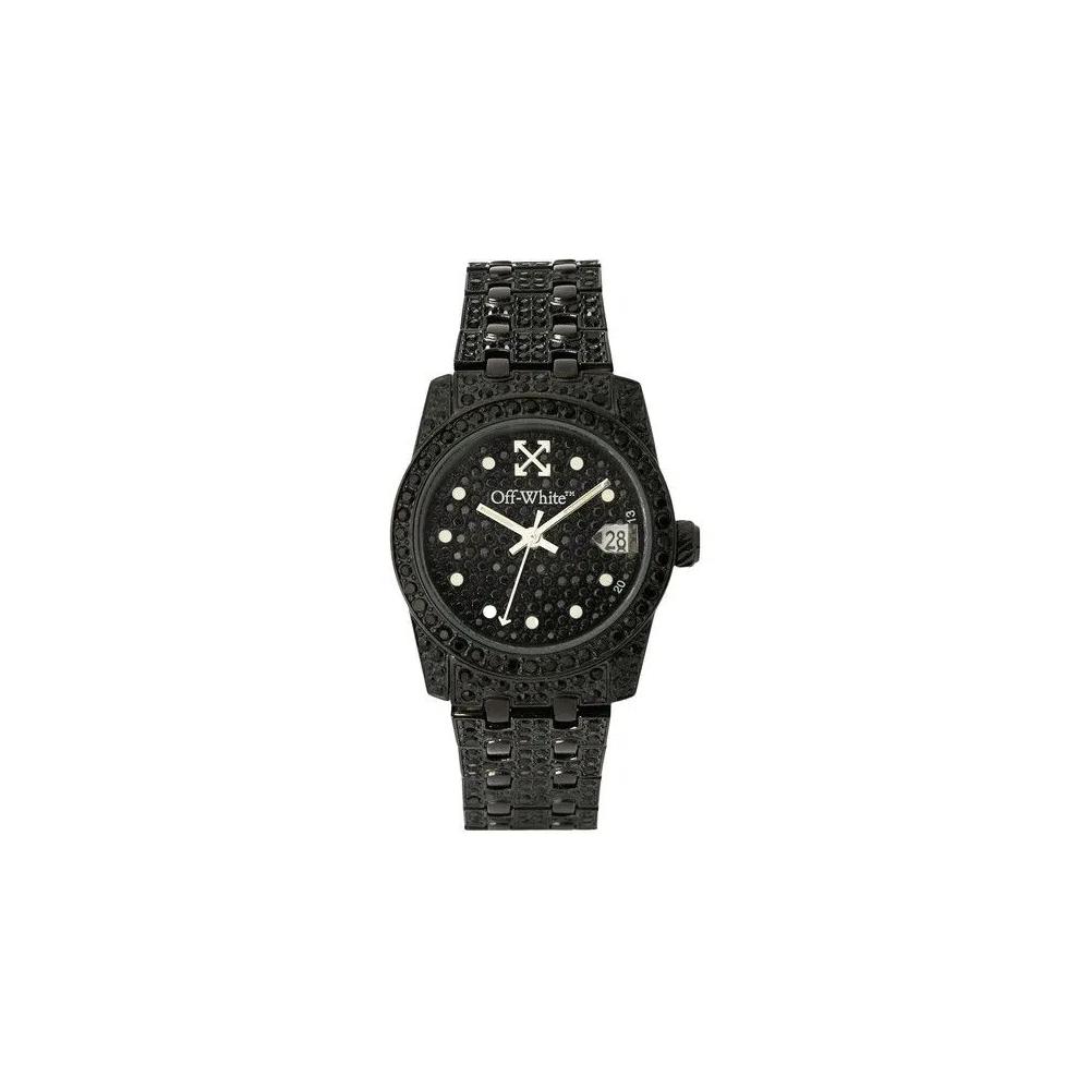 Часы Off-White Discreet Crystal Watch 'Black' 1