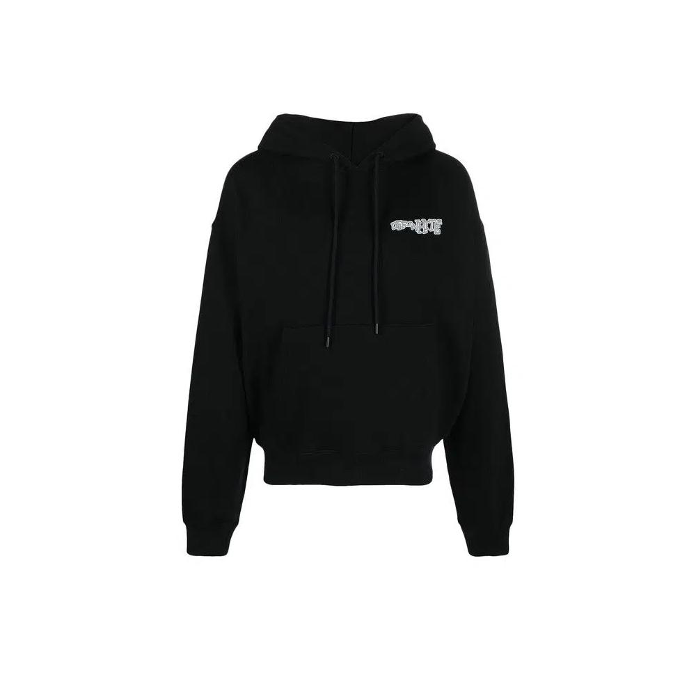 Худи Off-White Carlos Arrow Over Hoodie 'Black/White' 1