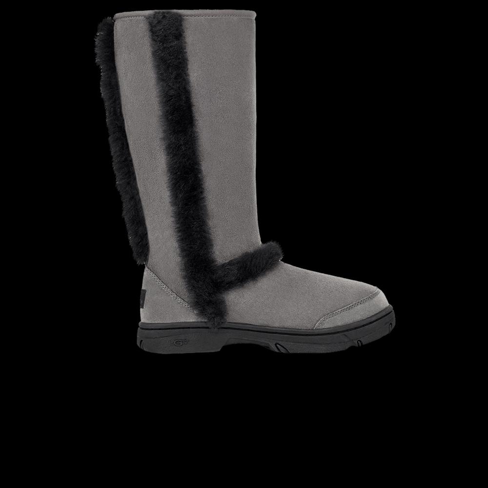 Ботинки UGG Wmns Sunburst Tall 'Grey Black' 1