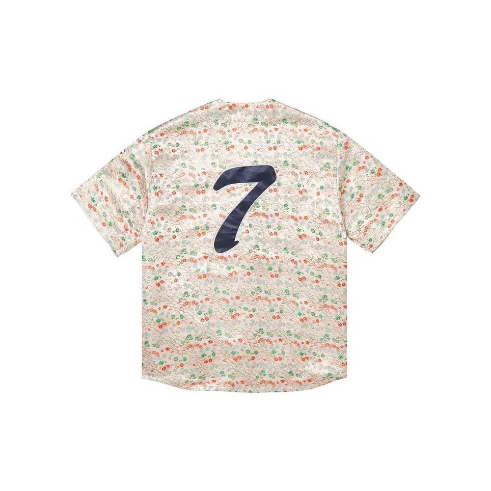 Джерси Supreme Floral Jacquard Jersey 'White' 2