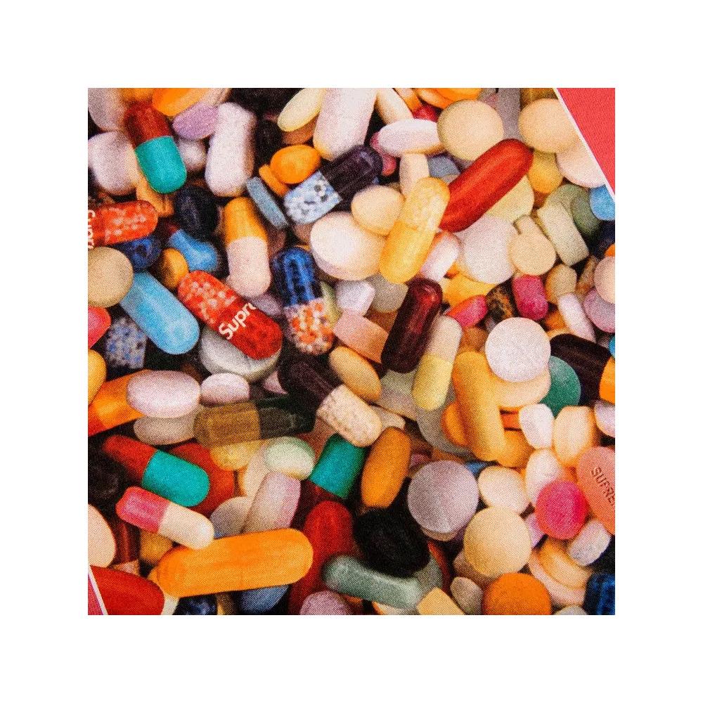 Футболка Supreme Pills Tee 'Ярко-коралловый' 2