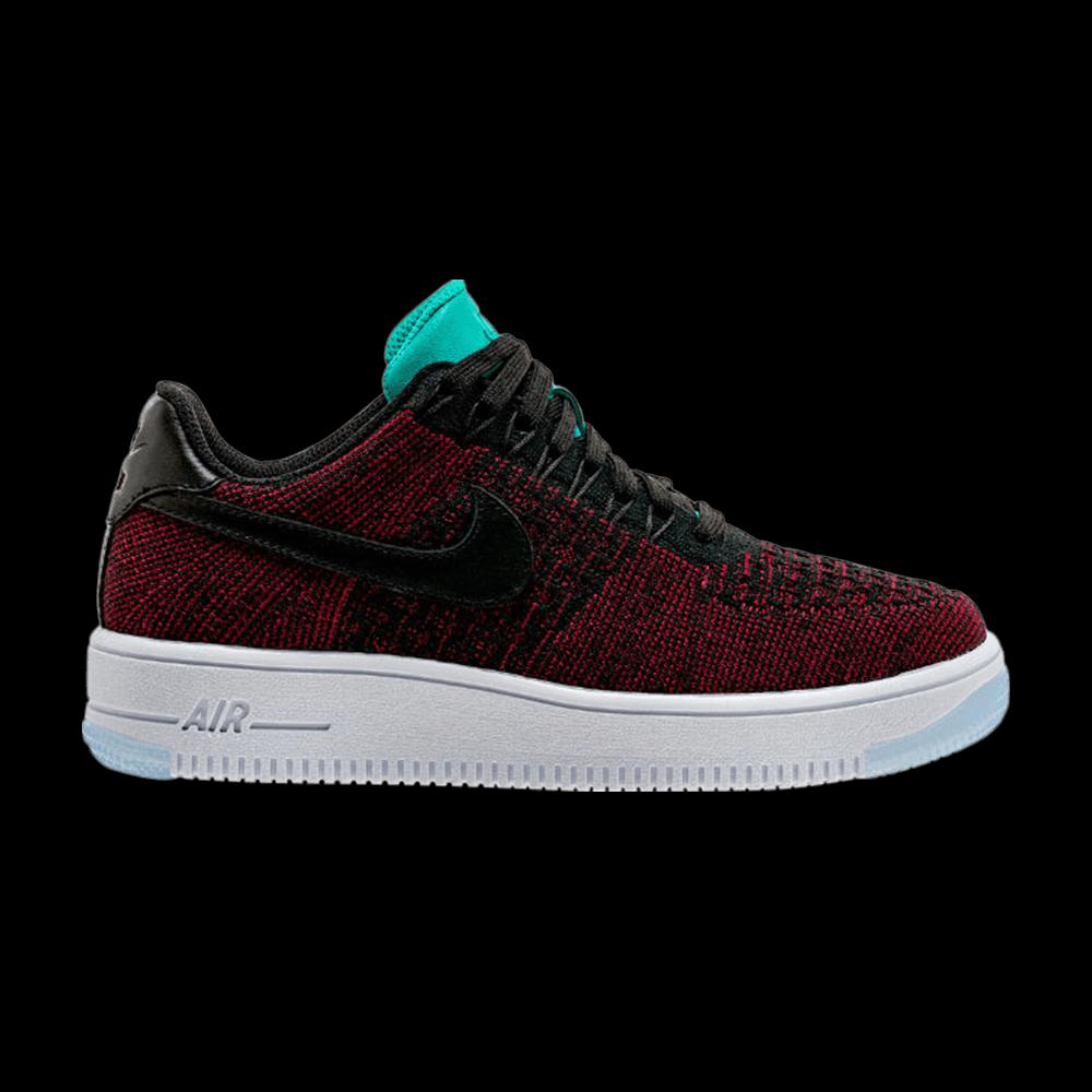 Кроссовки Nike Wmns Air Force 1 Flyknit Low 'Black' 1