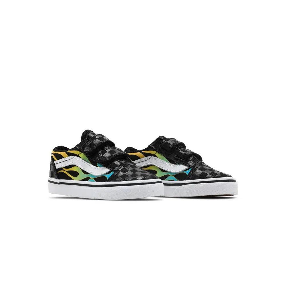 Кроссовки Vans Old Skool V Toddler 'Glow Flame' 8