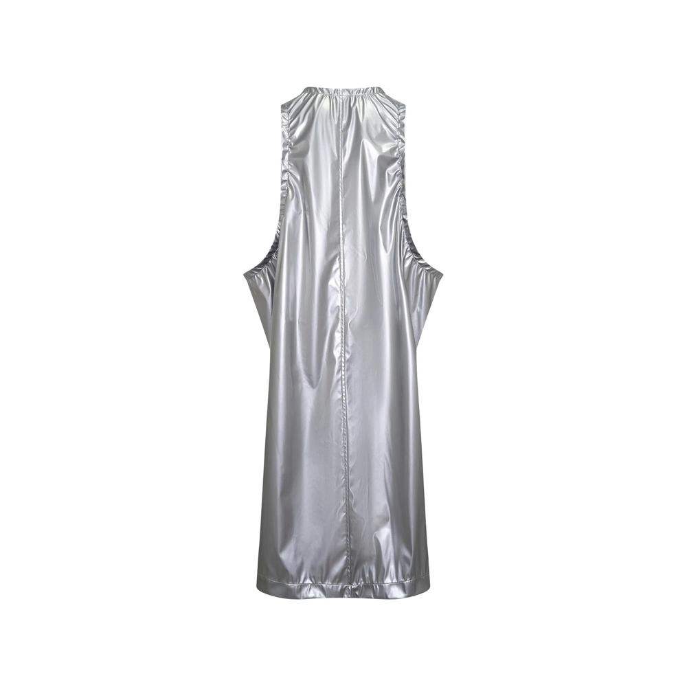 metallic sleeveless mini dress 2