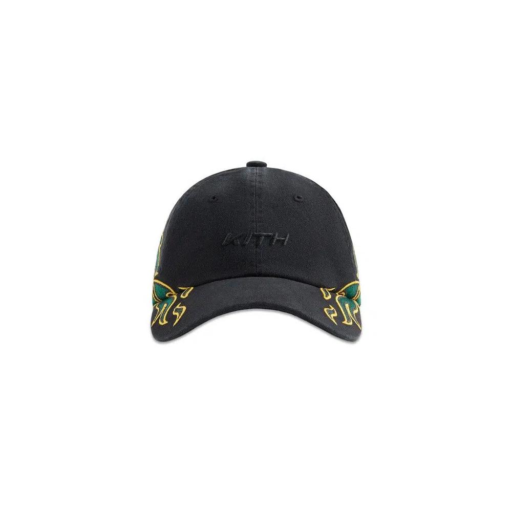 Кепки Kith For Adidas Football Flames Cap 'Black/Green' 1