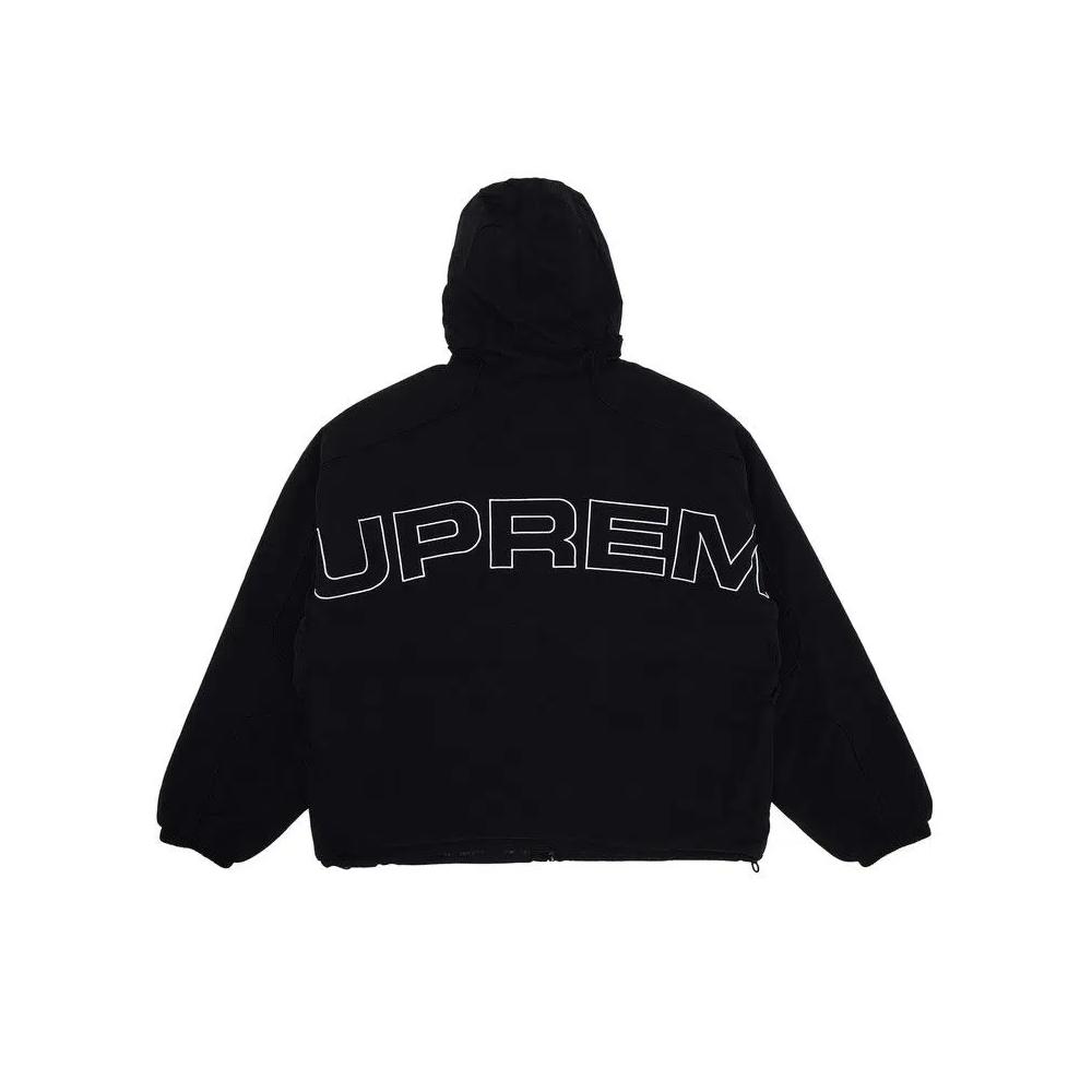Трековые куртки Supreme Faux Fur Reversible Hooded Track Jacket 'Черный' 2