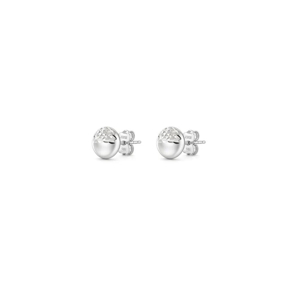 Серьги-шары TOMEI, белое золото 585/14K 2