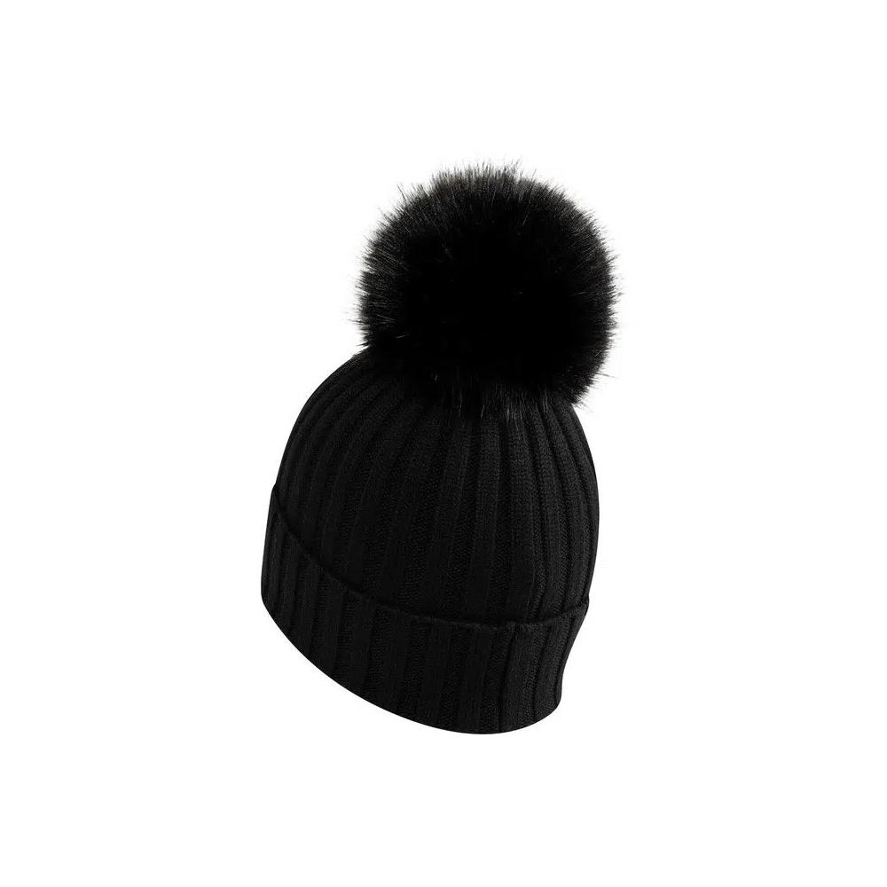 Шапка Moncler Pom Pom Wool Beanie 'Черный' 2