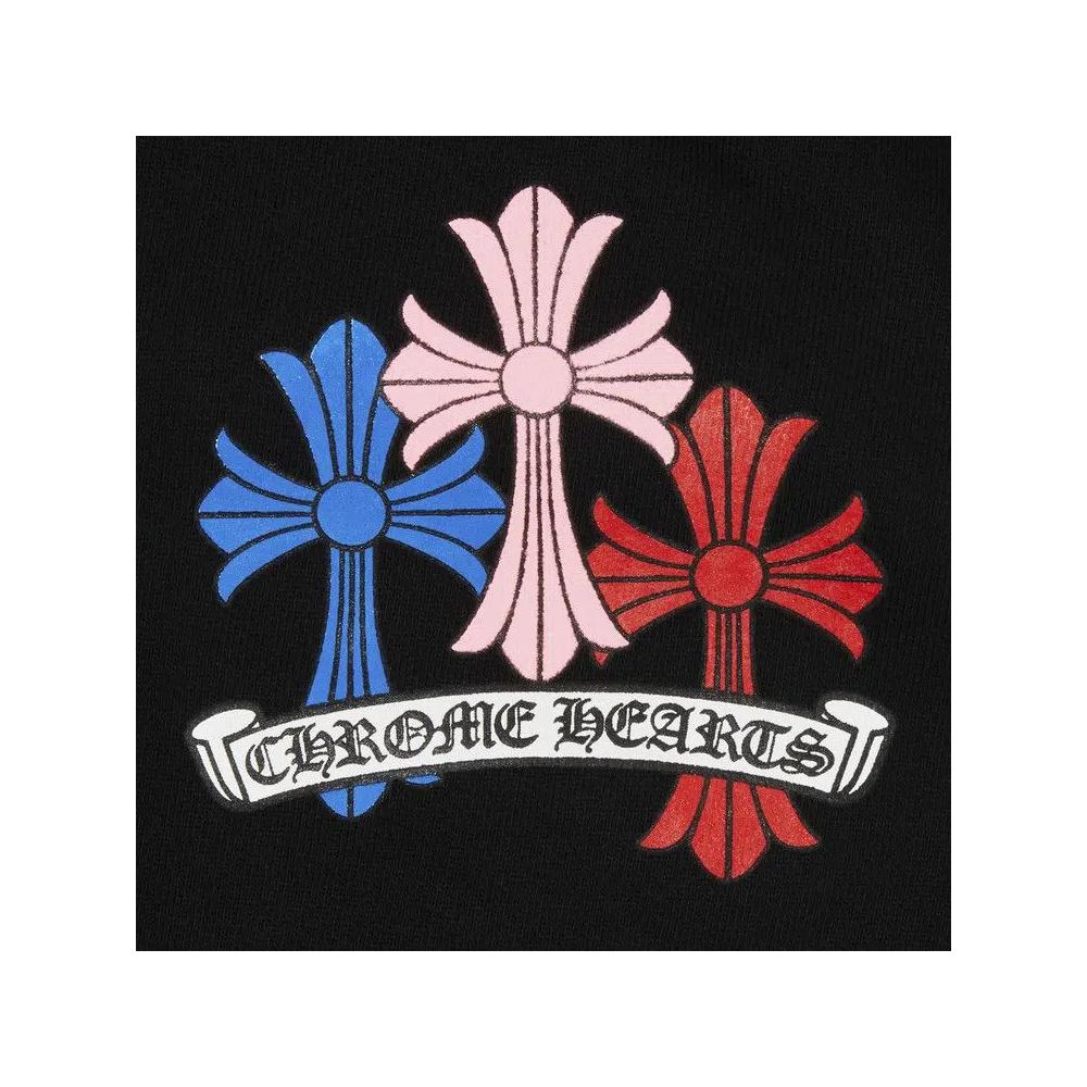 Спортивные штаны Chrome Hearts Cross 'Black/Multicolor' 3
