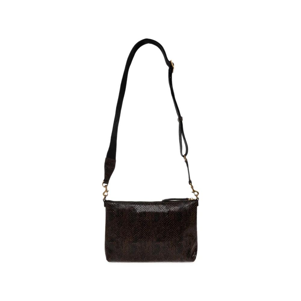 Nessah snake-effect leather cross body bag 3