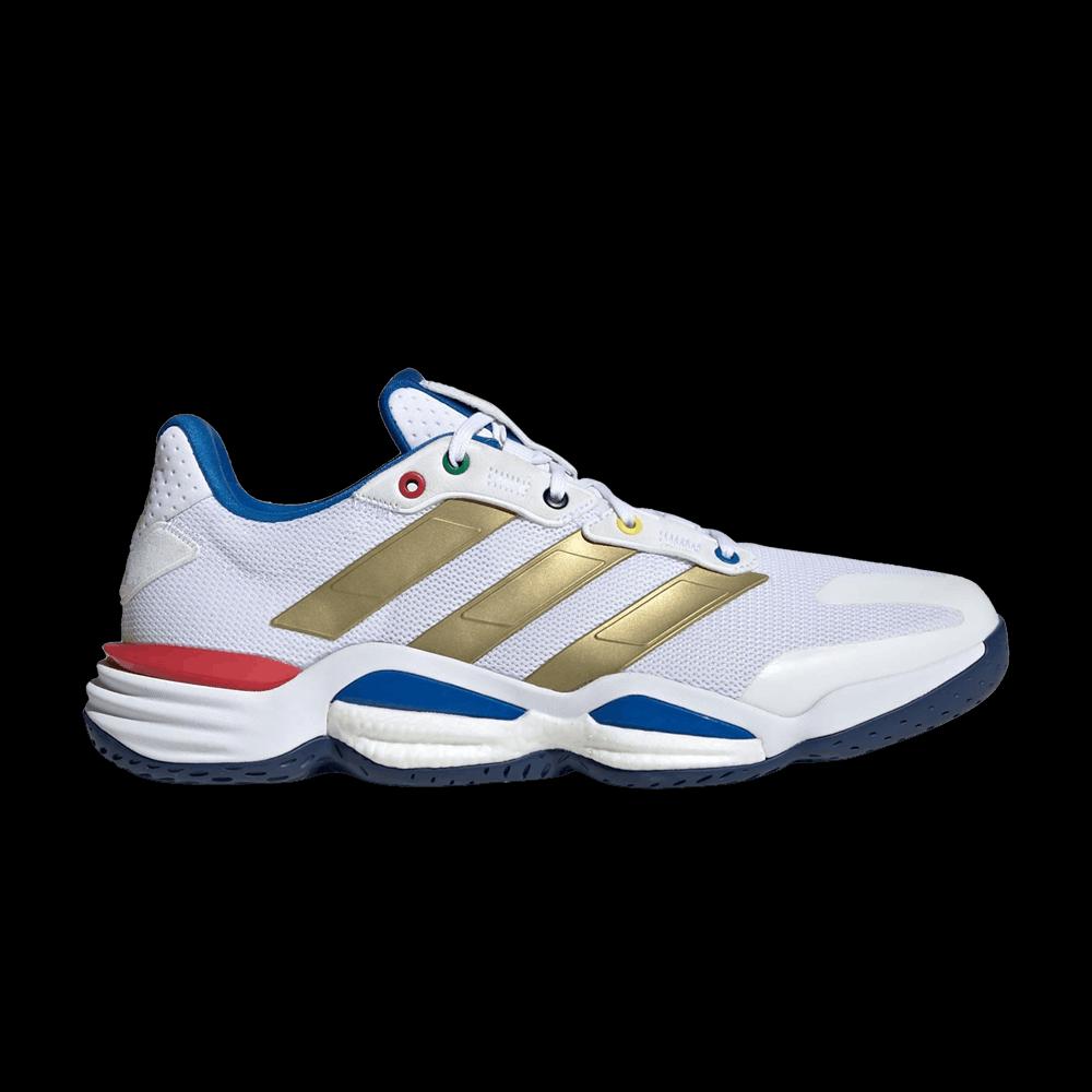 Кроссовки Adidas Stabil 16 'White Gold Dark Blue' 1