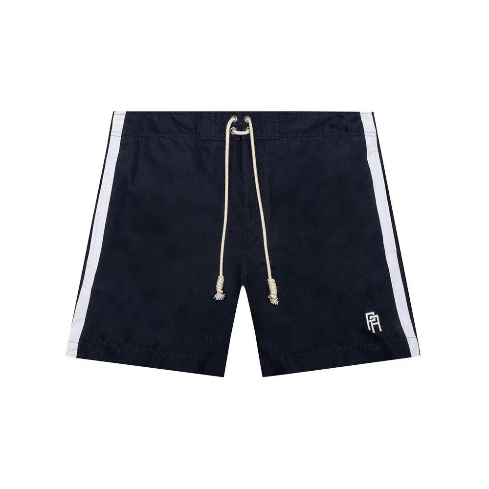 Плавки Palm Angels Monogram Swimshort 'Navy Blue/White' 1