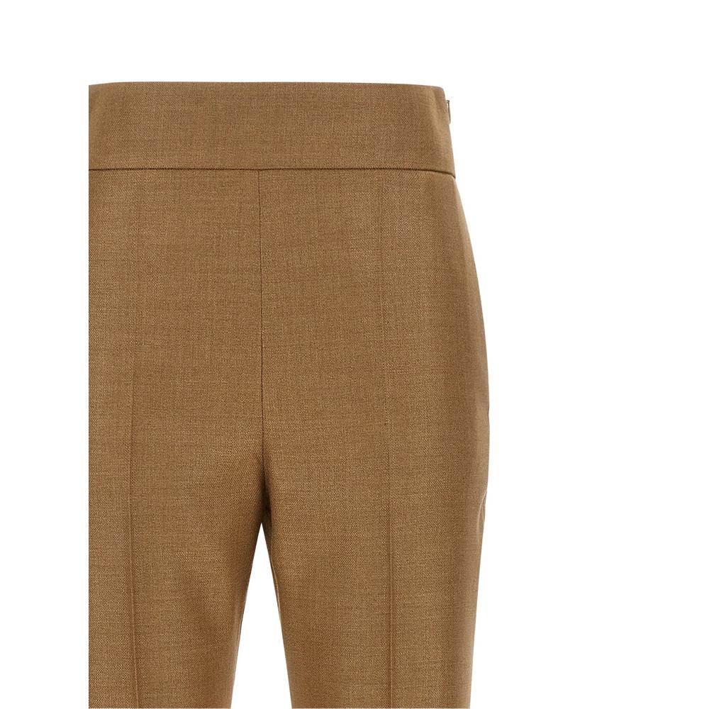 textured high-waisted trousers 3