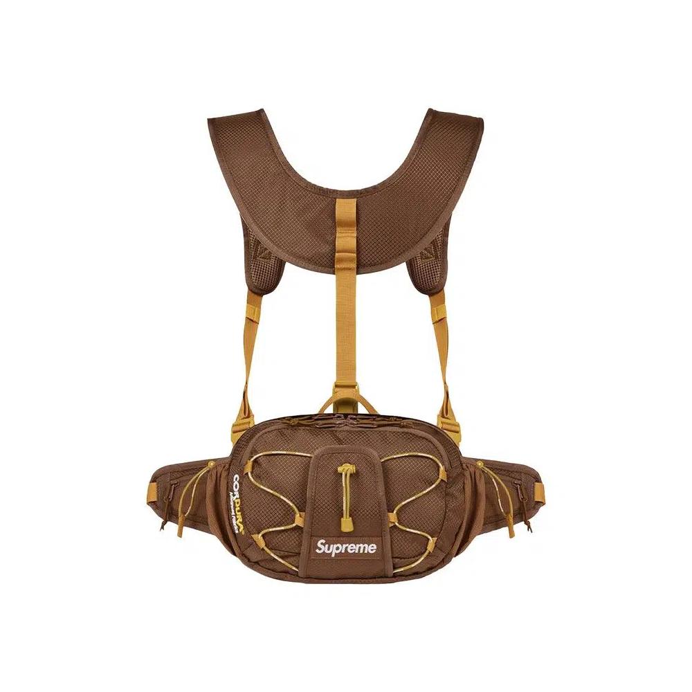 Поясные сумки Supreme Harness Waist Bag 'Brown' 1