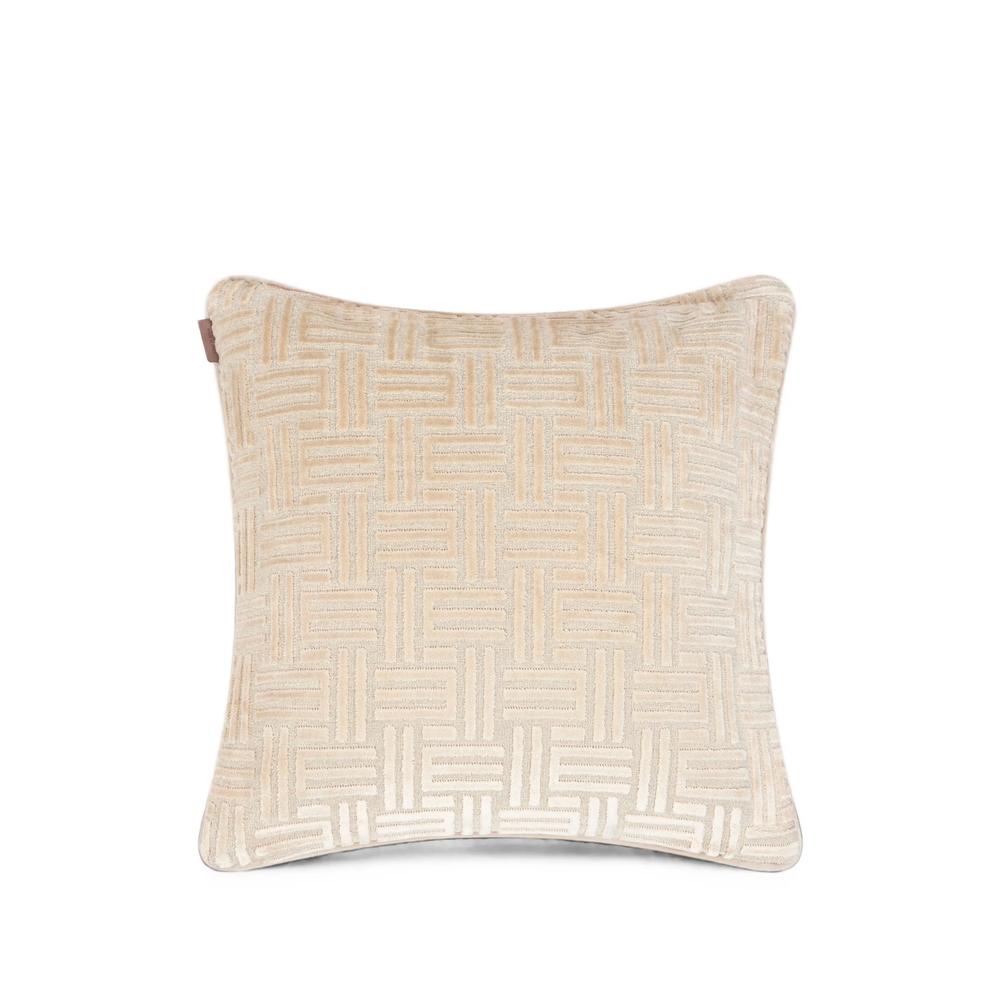 monogram-motif jacquard cushion 1
