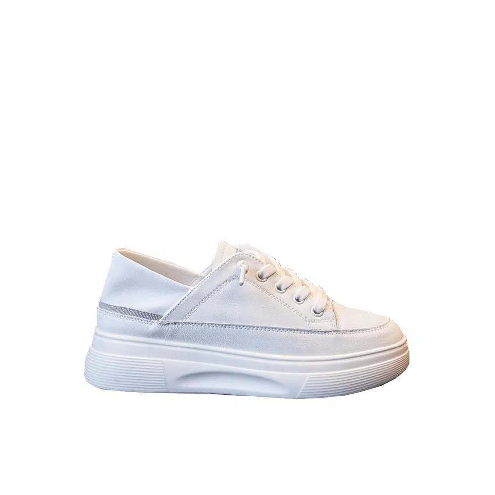 Платформенные кроссовки из спилка RX2516 1