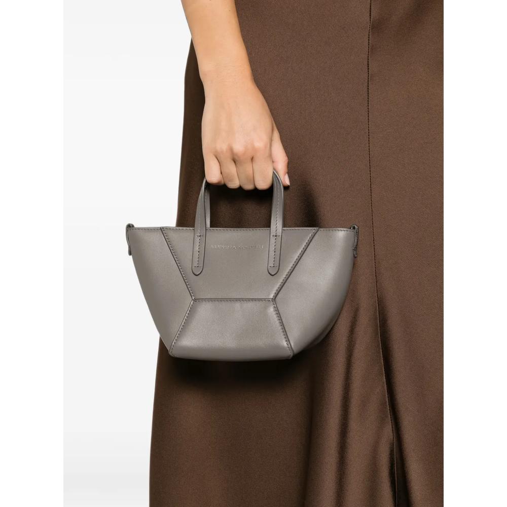Duo leather tote bag 2