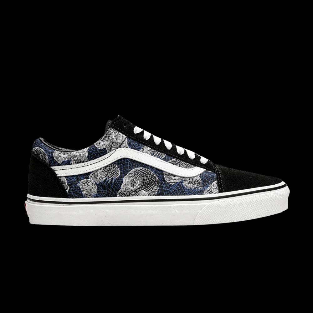 Повседневные кроссовки Vans Old Skool 'Wireframe Skulls' 1