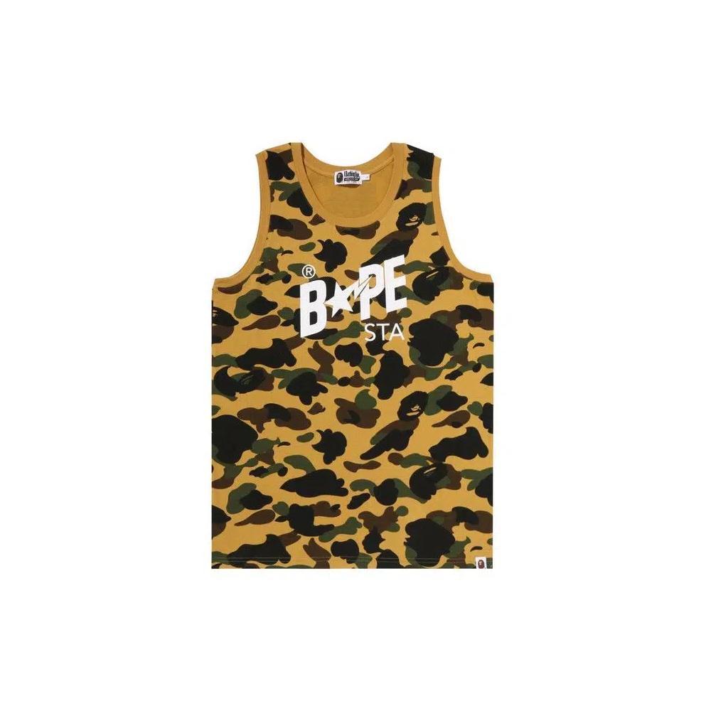Майки BAPE 1st Camo Bape Sta Tank Top 'Желтый' 1