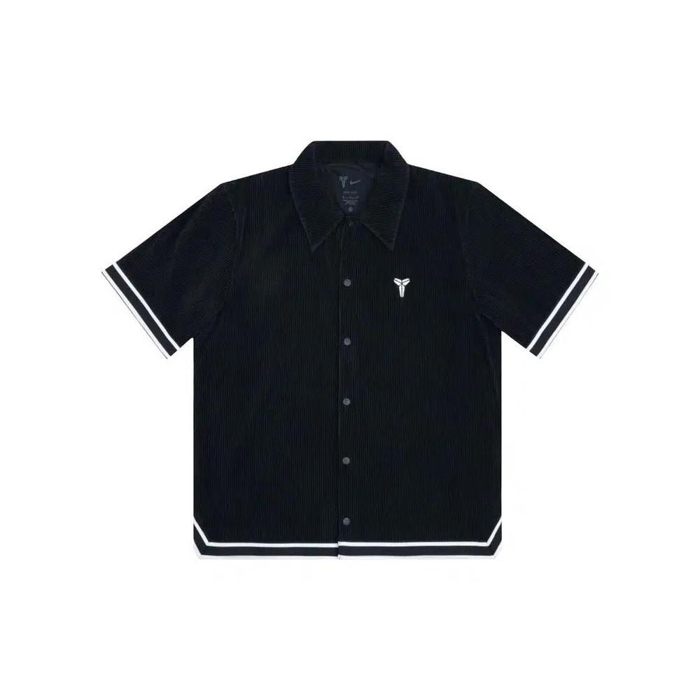 Топы Nike Kobe Pleated Short-Sleeve Basketball Top 'Black/White' 1