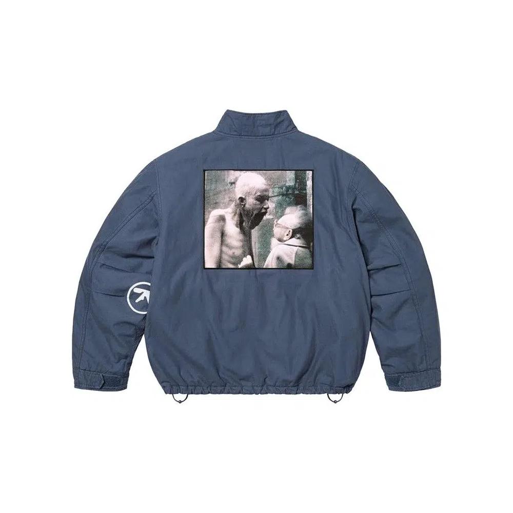 Верхняя одежда Supreme x Aphex Twin Alpha Industries Cargo Jacket «Тёмно-синий» 2