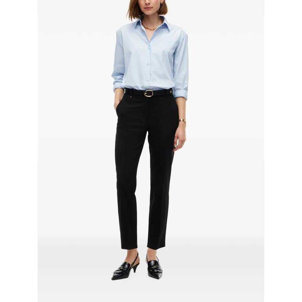 logo-plaque slim-fit trousers 2