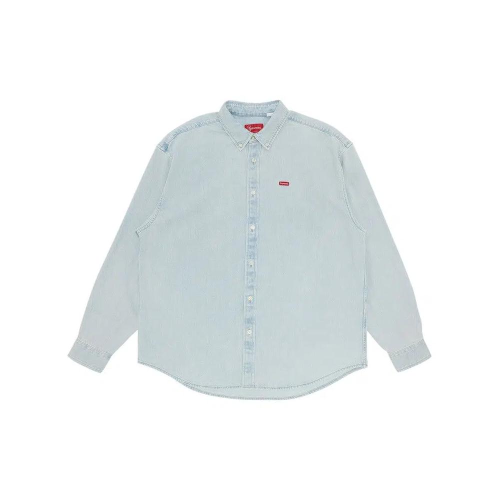 Рубашка на пуговицах Supreme Small Box Shirt 'Деним' 1