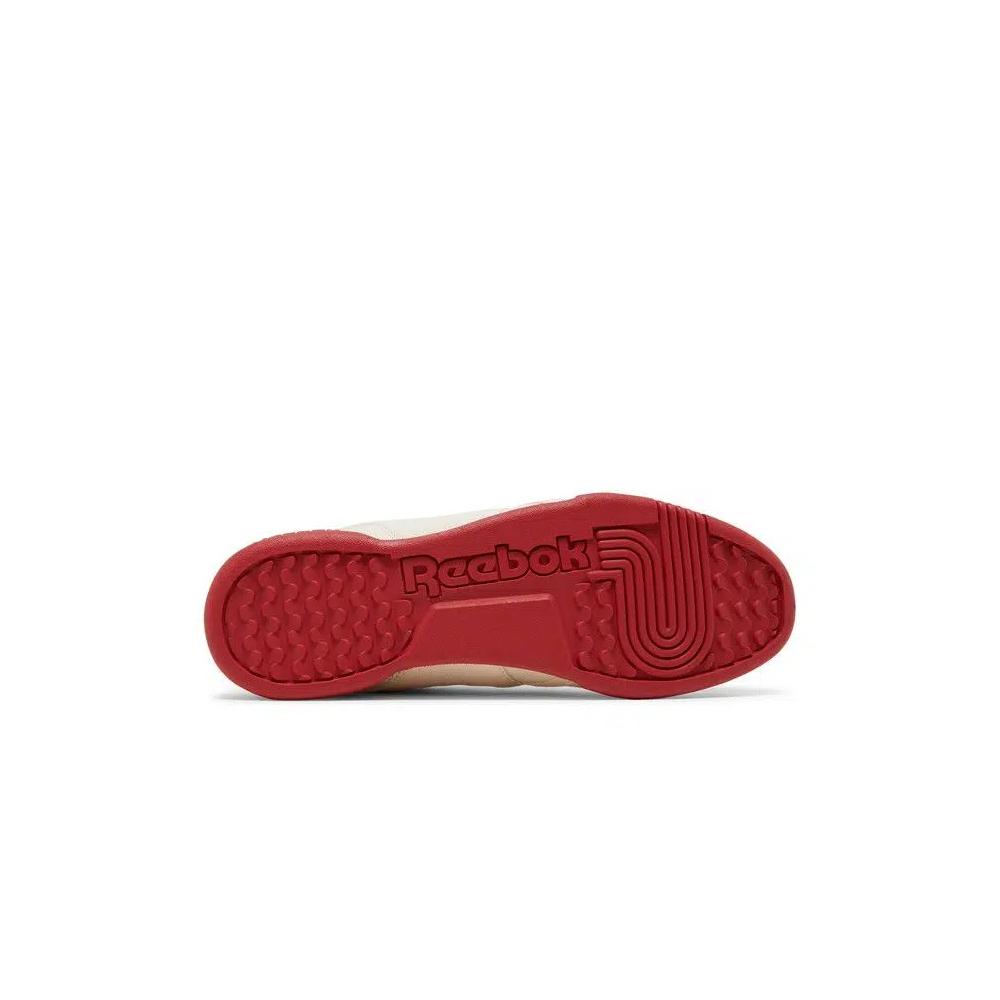 Повседневные Reebok Workout Plus 'Chalk Flash Red' 4