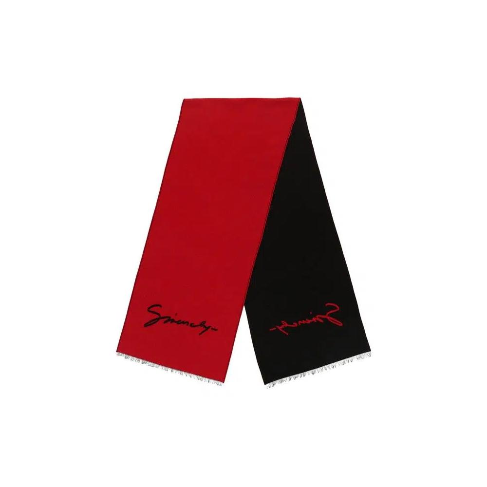 Шарфы Givenchy Signature Logo Scarf 'Black/Red' 2