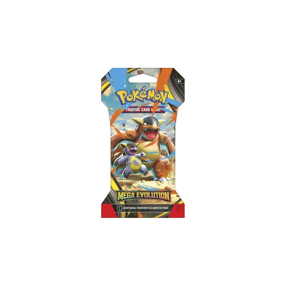 Коллекционные карточки Pokémon Mega Evolution Sleeved Booster Pack (Mega Kangaskhan Artwork) 1