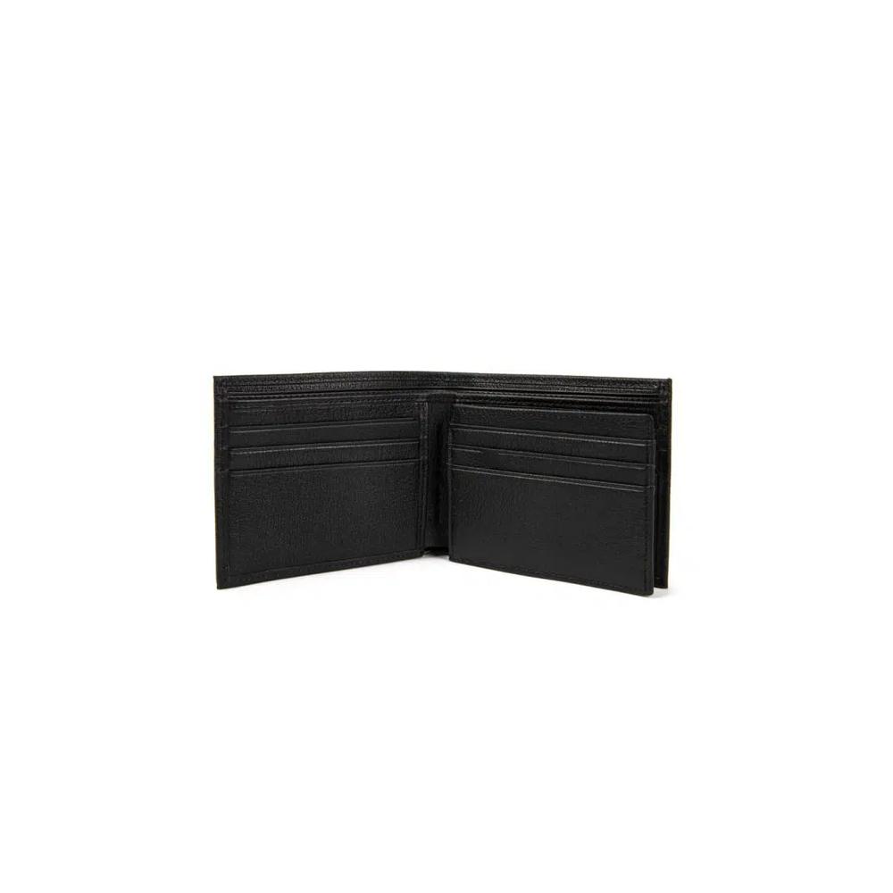 Короткий кошелек RFID из натуральной кожи Черный 2