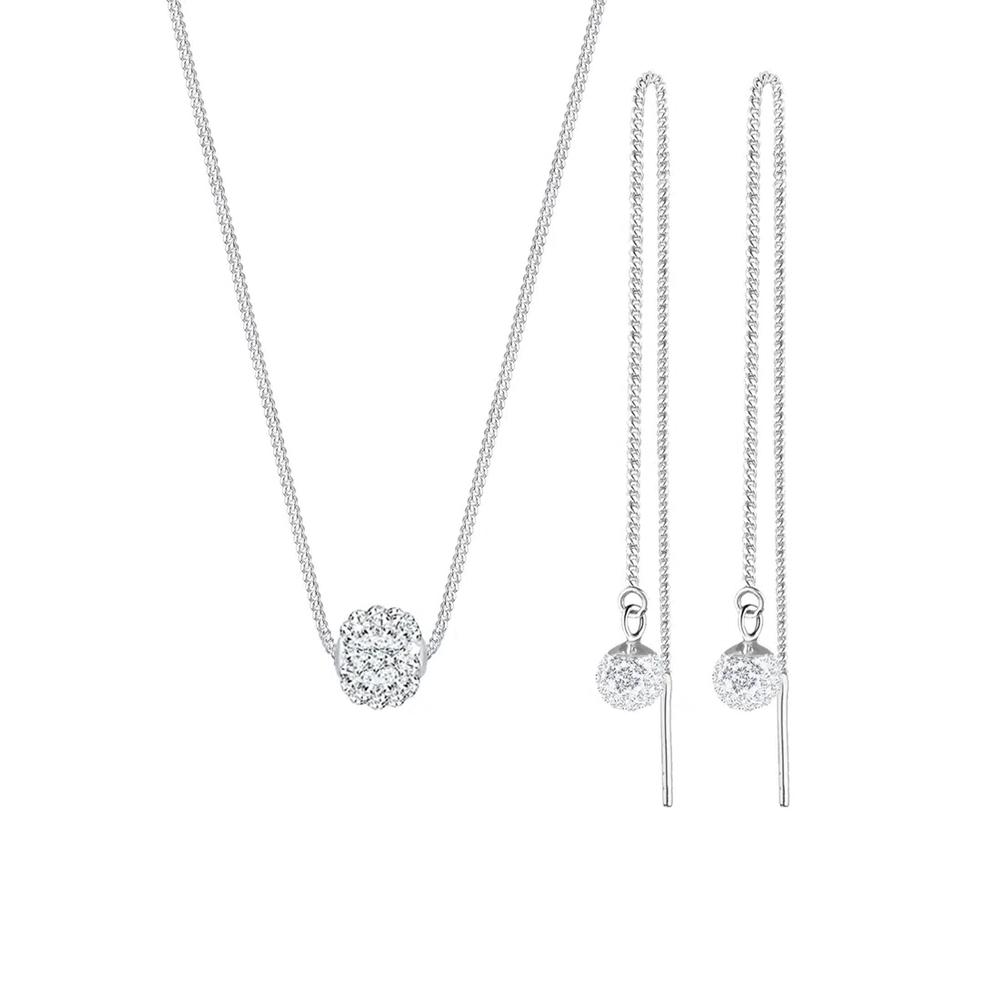 Набор украшений Basic, украшенный кристаллами Swarovski® 2