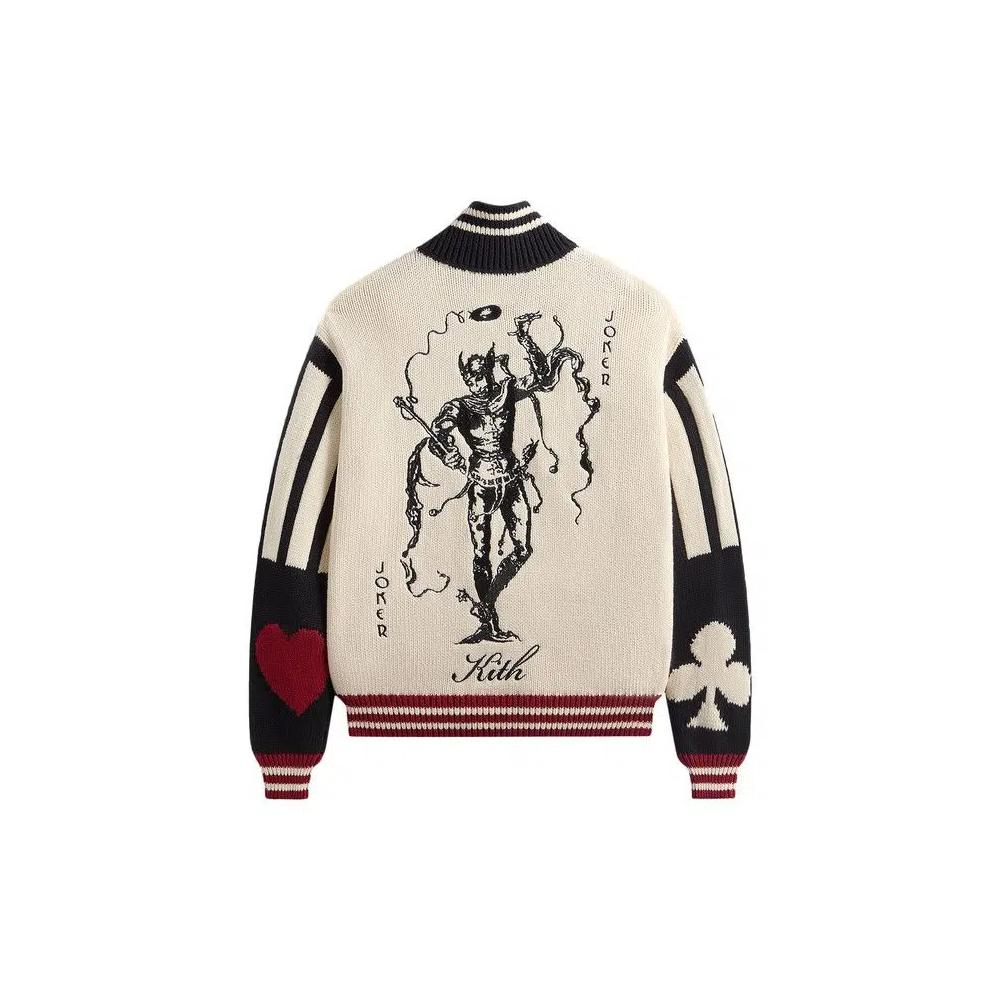 Свитера Kith x Batman Joker Wyona Full Zip Sweater 'Sandrift' 2