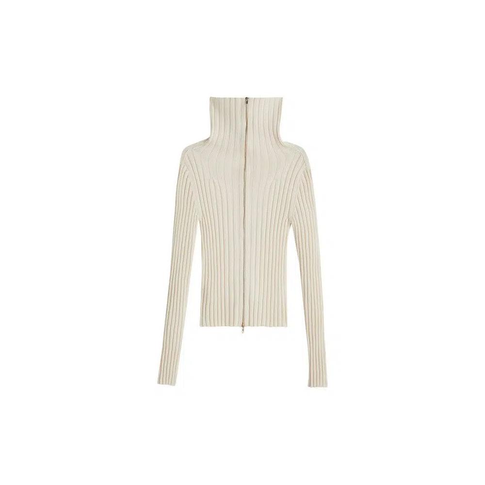 Cardigans Phoebe Philo Funnel Neck Cardigan 'Кремовый' 1