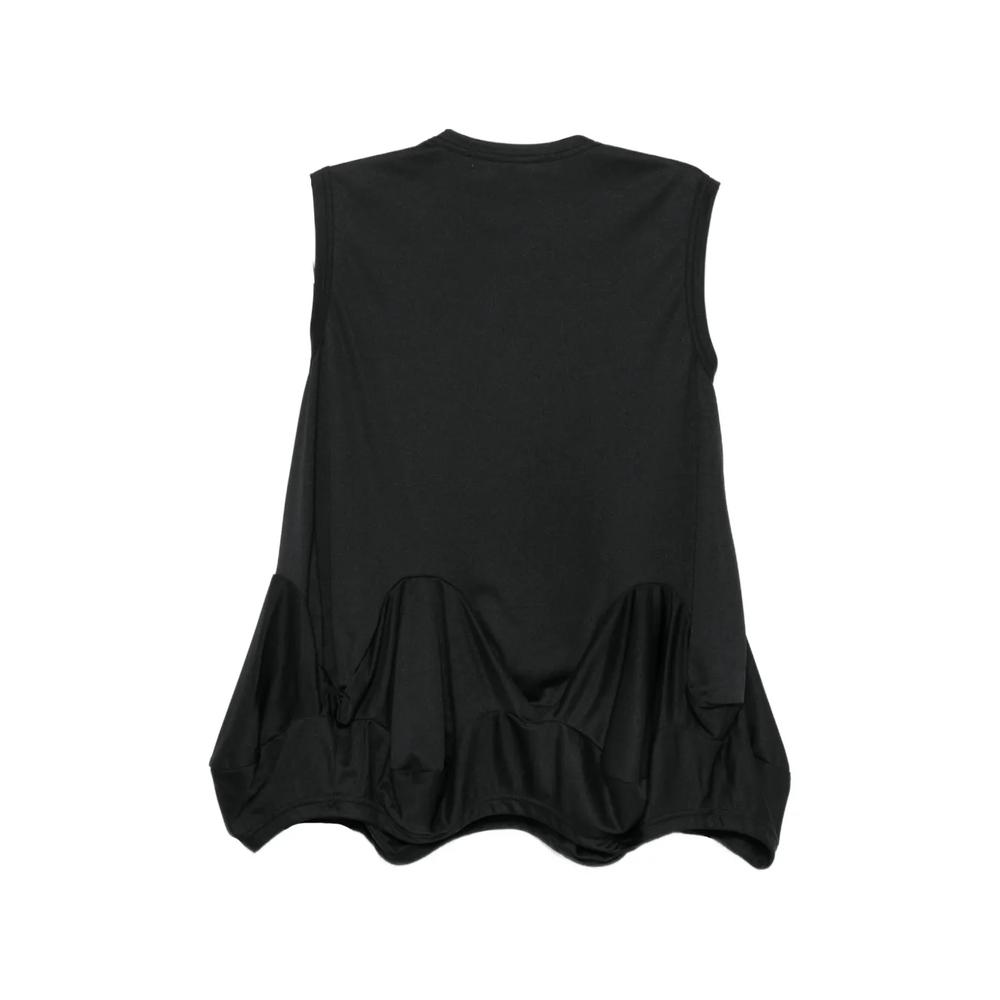 Драпированный топ с круглым вырезом 2
